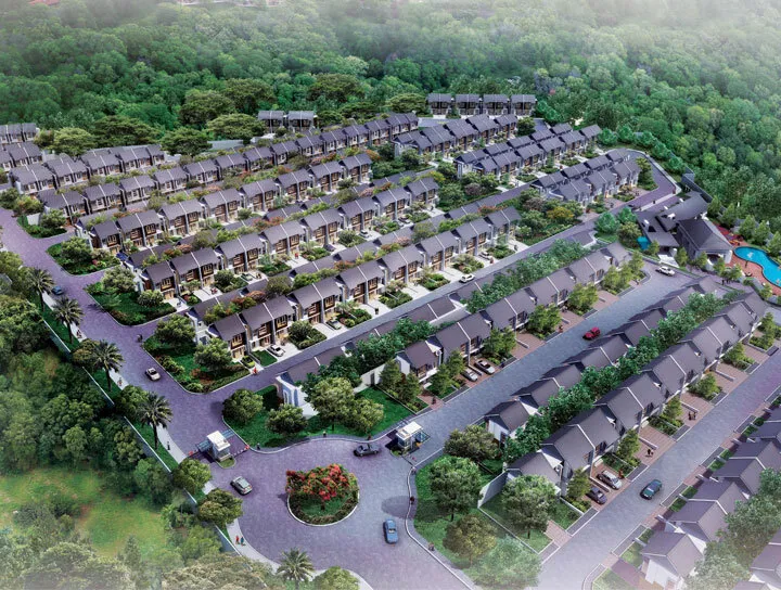Suasana kawasan Summarecon Emerald Karawang
